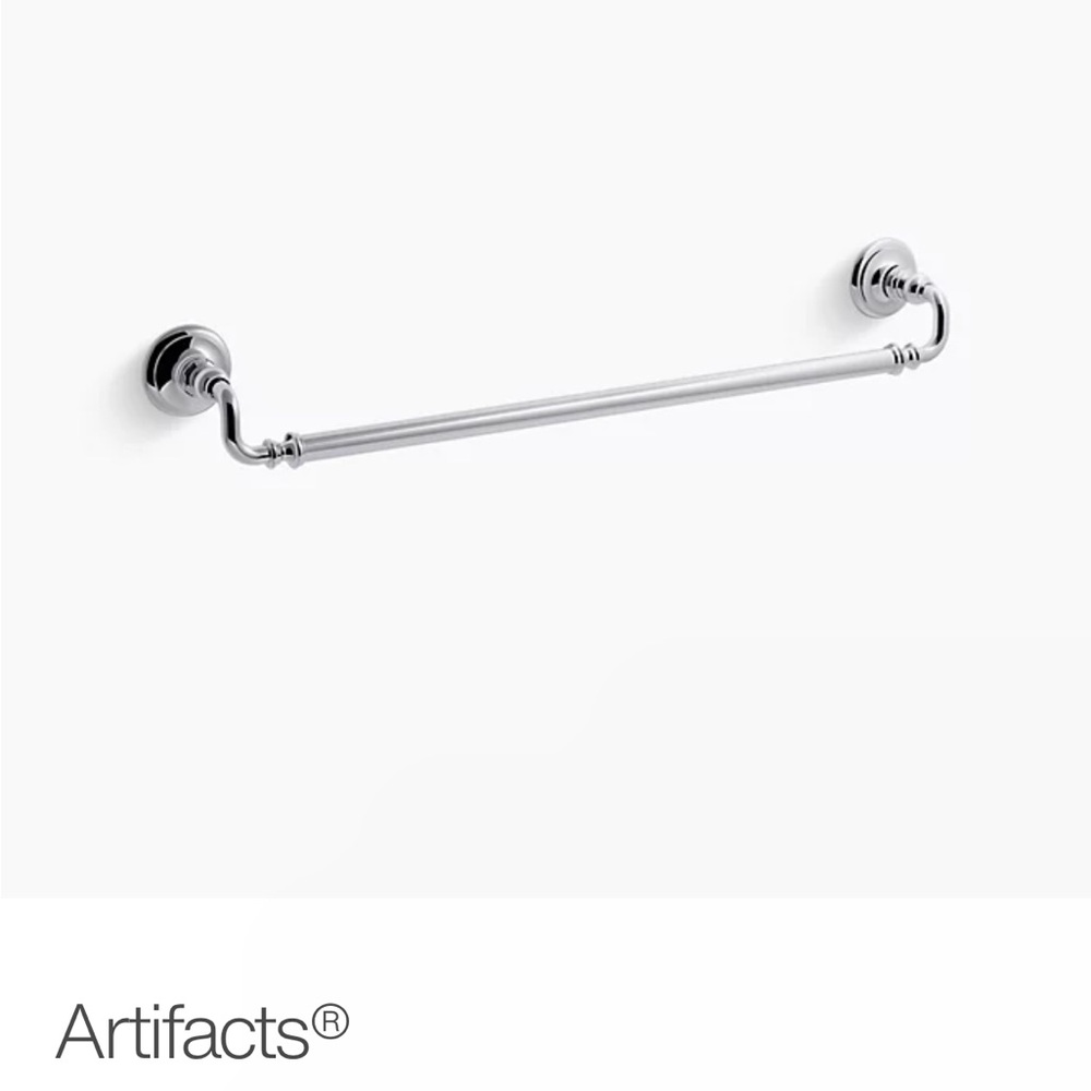 Kohler Artifacts Towel Bar in Chrome